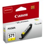 Canon Μελάνι Inkjet CLI-571Y Yellow (0388C001) (CANCLI-571Y) - Image 2