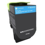 LEXMARK CS/CX417/517 TONER CYAN HC 3.5K (71B2HC0) (LEX71B2HC0) - Image 2