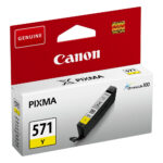 Canon Μελάνι Inkjet CLI-571Y XL Yellow (0334C001) (CANCLI-571YXL) - Image 2