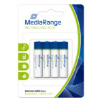 Επαναφορτιζόμενη Μπαταρία MediaRange NiMH Accus AAA 1.2V (HR03) (4 Pack) (MRBAT120) - Image 2