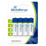 Επαναφορτιζόμενη Μπαταρία MediaRange NiMH Accus AA 1.2V (HR6) (4 Pack) (MRBAT121) - Image 2