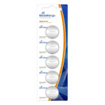 MediaRange Lithium Coin Cells CR2450|3V Pack 5  (MRBAT138) - Image 2