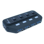 MediaRange Usb Hub 4-Port Usb 3.0 (Black) (MRCS505) - Image 2