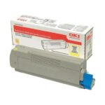 OKI C532/MC573 TNR YELLOW HC 6K (46490605) (OKI-C532-YHC) - Image 2