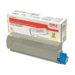 OKI C532/MC573 TNR YELLOW 1.5K (46490401) (OKI-C532-Y) - Image 2