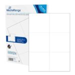 MediaRange Ετικέτες Γενικής Χρήσης 105x99mm. Λευκές (300 Pack) (MRINK144) - Image 2
