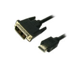 Καλώδιο MediaRange HDMI/DVI Gold-plated (24+1 Pin) 2.0M Black (MRCS118) - Image 2