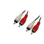 Καλώδιο MediaRange Audio 2x RCA plug (phono)/2x RCA plug (phono) 3.0M Black (MRCS124) - Image 2