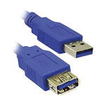 Καλώδιο MediaRange USB 3.0 Extension AM/AF 3.0M Blue (MRCS145) - Image 2
