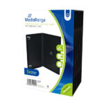 MediaRange DVD Case  for 1 Disc 14mm Black  (5 Pack) (MRBOX30) - Image 2