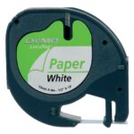 Χάρτινη Ταινία Ετικετογράφου DYMO 91200 12 mm x 4 m (Λευκή) (DYMO91200) - Image 2