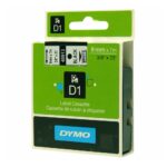 Ταινία Ετικετογράφου DYMO Standard 40910 9 mm x 7 m (Μαύρα Γράμματα σε Διάφανο Φόντο) (DYMO40910) - Image 2