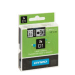 Ταινία Ετικετογράφου DYMO D1 45010 12 mm x 7 m (Μαύρα Γράμματα σε Διάφανο Φόντο) - Image 2