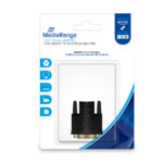 MediaRange HDMI to DVI adapter, gold-plated, HDMI socket/DVI-D plug (18+1 Pin), black (MRCS170) - Image 2