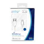 Καλώδιο MediaRange Charge and sync, USB 2.0 to Apple Lightning® plug, 1.0m, white (MRCS178) - Image 2