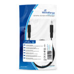 Καλώδιο MediaRange Audio connection, Jack plug 3.5mm/Jack plug 3.5mm, 1.5m, black (MRCS189) - Image 2