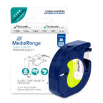 Πλαστική Ταινία Ετικετογράφου MediaRange (Dymo 91221/S0721660) 12 mm x 4 m (Μαύρα Γράμματα σε Λευκό Φόντο) (MRDY91221) - Image 2