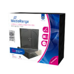 MediaRange CD Jewelcase  for 1 Disc 10.4mm Black Tray (5 Pack) (MRBOX31) - Image 2