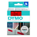 Ταινία Ετικετογράφου DYMO Standard 45017 12 mm x 7 m (Μαύρα Γράμματα σε Κόκκινο Φόντο) (S0720570) (DYMO45017) - Image 2
