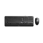 MediaRange Corded Keyboard & 3-button mouse set, Wired (Black) (MROS108-GR) - Image 2