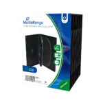 MediaRange DVD Case for 5 discs 22mm Black Pack 5 (MRBOX35-5) - Image 2