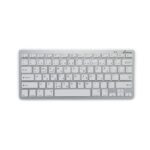 MediaRange Compact-sized Bluetooth 5.0 keyboard with 78 ultraflat keys Silver (MROS132-GR) - Image 2