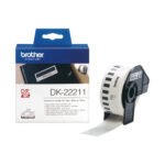 Brother DK-22211 Continuous Film Label Roll – Black on White, 29mm (DK22211) (BRODK22211) - Image 2