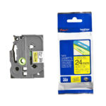 Brother TZe-651 Labelling Tape Cassette – Black on Yellow, 24mm wide (TZE651) (BROTZE651) - Image 2