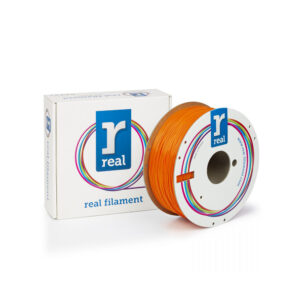 REAL PETG 3D Printer Filament - Orange -  spool of 0.5Kg - 1.75mm (REALPETGSORANGE500MM175)