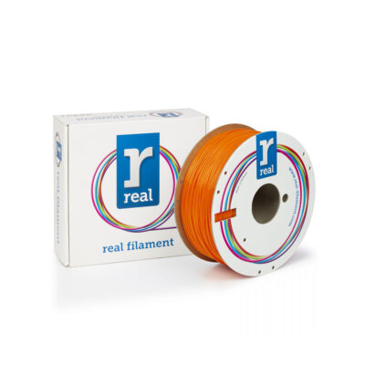 REAL PETG 3D Printer Filament - Orange -  spool of 0.5Kg - 1.75mm (REALPETGSORANGE500MM175)