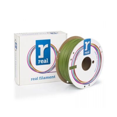 REAL PLA Recycled 3D Printer Filament - Green - spool of 1Kg - 1.75mm (REALPLARGREEN1000MM175)