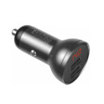 Baseus Car Charger Digital Display  3-in-1 Cable Μαύρο/Γκρι (TZCCBX-0G) (BASTZCCBX-0G) - Image 2