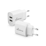 MediaRange 12W charger with two USB-A outputs, white (MRMA114) - Image 2