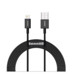 Baseus Lightning Superior Series cable, Fast Charging, Data 2.4A, 1m Black (CALYS-A01) (BASCALYS-A01) - Image 2