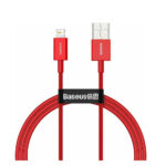 Baseus Lightning Superior Series cable, Fast Charging, Data 2.4A, 1m Red (CALYS-A09) (BASCALYS-A09) - Image 2