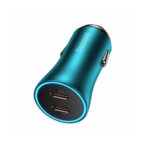 Baseus Car Charger Golden Contactor Pro fast Charger C+C 40W Blue (CGJP000003) (BASCGJP000003) - Image 2