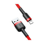 Baseus Braided USB to Lightning Cable Κόκκινο 2m (CALKLF-C09) (BASCALKLF-C09) - Image 2