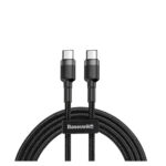 Baseus Cafule Braided USB 2.0 Cable USB-C male - USB-C male Γκρι 2m (CATKLF-HG1) (BASCATKLF-HG1) - Image 2