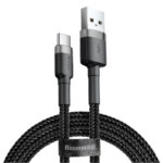 Baseus Cafule Braided USB 2.0 Cable USB-C male - USB-A male Μαύρο 3m (CATKLF-UG1) (BASCATKLF-UG1) - Image 2
