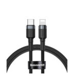 Baseus Cafule Braided USB 3.0 Cable USB-C male - Lightning Μαύρο 1m (CATLKLF-G1) (BASCATLKLF-G1) - Image 2