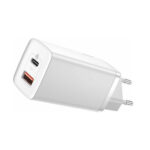 Baseus Φορτιστής Χωρίς Καλώδιο με Θύρα USB-A και Θύρα USB-C Λευκός (CCGAN2L-B02) (BASCCGAN2L-B02) - Image 2