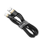 Baseus Cafule Braided USB to Lightning Cable Χρυσό 1m (CALKLF-BV1) (BASCALKLFBV1) - Image 2