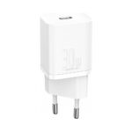 Baseus Φορτιστής Χωρίς Καλώδιο με Θύρα USB-C 30W Power Delivery Λευκός (Super Si) (CCSUP-J02) (BASCCSUPJ02) - Image 2