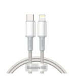 Baseus High Density Braided USB-C to Lightning Cable 20W Λευκό 1m (CATLGD-02) (BASCATLGD02) - Image 2