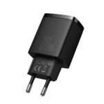 Baseus Φορτιστής Χωρίς Καλώδιο με Θύρα USB-A και Θύρα USB-C 20W Power Delivery / Quick Charge 3.0 Μαύρος (CCXJ-B01) (BASCCXJB01) - Image 2