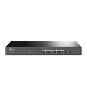 TP-LINK JetStream 16-Port Gigabit Smart Switch with 2 Gigabit SFP Slots (SG2218) (TPTL-SG2218)