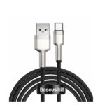 Baseus Cafule Braided USB 2.0 Cable USB-C male - USB-A male Μαύρο 2m (CAKF000201) (BASCAKF000201) - Image 2