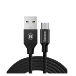 Baseus Yiven Braided USB 2.0 to micro USB Cable Μαύρο 1.5m (CAMYW-B01) (BASCAMYWB01) - Image 2