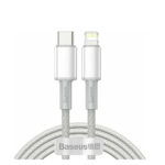 Baseus High Density Braided USB-C to Lightning Cable 20W Λευκό 2m (CATLGD-A02) (BASCATLGDA02) - Image 2