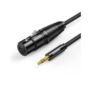Ugreen Cable XLR female - 3.5mm male Μαύρο 2m  (20244) (UGR20244)